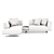 Elegant Modular Sofa Collection 3D model small image 5