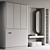 Modern Bathroom Furniture Set 27 3D model small image 7