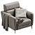 Natuzzi C200 GREG Sofa Model 3D model small image 2