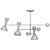 Orbitale Arteluce Brass Chandelier 3D model small image 4