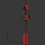Elegant Nembus Floor Lamp 3D model small image 4