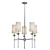 Elegant Decadence Chandelier 5-Light 3D model small image 3