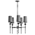 Elegant Decadence Chandelier 5-Light 3D model small image 7