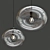 Blown Glass Pendant Lamp Galaxy 3D model small image 4