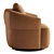 Sleek Modern Alice Armchair 3D model small image 4