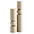 Elegant Fulcrum Travertine Candlestick 3D model small image 1