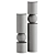 Elegant Fulcrum Travertine Candlestick 3D model small image 2