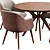 Konyshev Clark Dining Set 3D model small image 3
