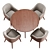 Konyshev Clark Dining Set 3D model small image 5