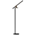 Elegant Black Metal Floor Lamp 3D model small image 1