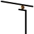 Elegant Black Metal Floor Lamp 3D model small image 2