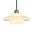 Deco Milk Glass Pendant Light 3D model small image 4