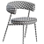 Modern Set of Nena Chairs 3D model small image 5