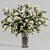 Elegant Vase with Plants 3D model small image 3