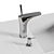 Modern White Wall Mount Basin 3D model small image 3