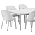 Boerum Dining Set Modern Design 3D model small image 5