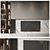 Modern TV Wall Set 2014 3D model small image 1