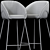 Stylish Bar Chair with VRay 3D model small image 2