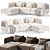 Modern IKEA Chaise Longue Sofa 3D model small image 5
