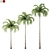 Tropical Christmas Palm Tree Model 3D model small image 1