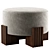 Modern Low Stool by DOME 3D model small image 2