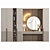 Modern Wood Hallway Composition 3D model small image 6