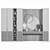 Modern Wood Hallway Composition 3D model small image 8