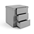Elegant Avenue Bedside Table 3D model small image 4