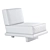 Modern Ono Armchair by Serax 3D model small image 2
