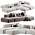  Lema Cloud Sofa Modular Design 3D model small image 1