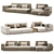 Soho Sofa Set in Boca 3D model small image 1