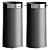 Stylish VIPP52 Waste Bin 3D model small image 1