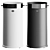 Stylish VIPP52 Waste Bin 3D model small image 3