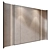 Modern Wood Fabric Wall Panels 3D model small image 2