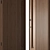 Rustic Wood Entry Door 3D model small image 4