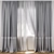 Multi-Format Textured Curtain Model 3D model small image 1