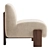 Rust Slipper Chair: Classic Elegance 3D model small image 3