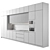 Modern Island Kitchen 3D Model 3D model small image 4