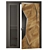 Modern Entrance Door Set60 3D model small image 2