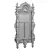 Carved Wooden Door Frame 03 3D model small image 4