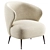 Modern Jeanne Boucle Armchair Soho 3D model small image 1