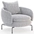 Minotti Vivienne Chair - Elegant Design 3D model small image 3