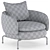 Minotti Vivienne Chair - Elegant Design 3D model small image 6