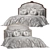 Luxury Italian Andrea Fanfani Bed 3D model small image 1