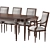Ebanista Baladin Dining Set 3D model small image 6