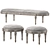 Elegant Curved Bench Sculpture 3D model small image 1