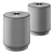 Camden Brass Base Stool 3D model small image 3