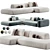 LAVSIT Modular Sofa Leman: Stylish and Functional 3D model small image 1
