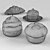 Plush Bread Rolls 3D model small image 7