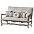  Elegant Louis Sofa 2347 3D model small image 1